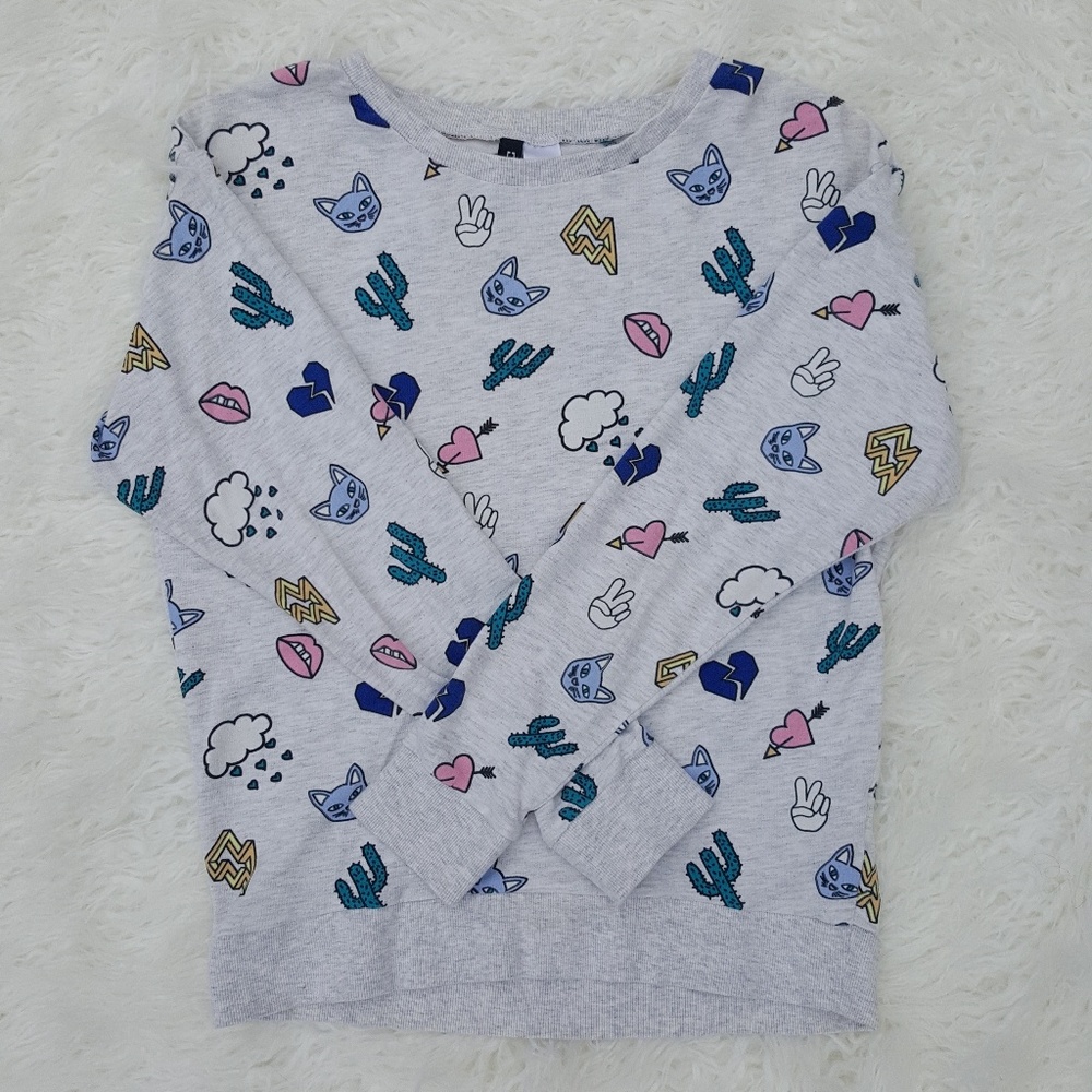 H&M Fun Printed Long Sleeve